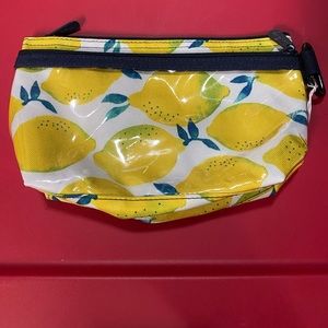 NWT CLEAR CLIP POUCH